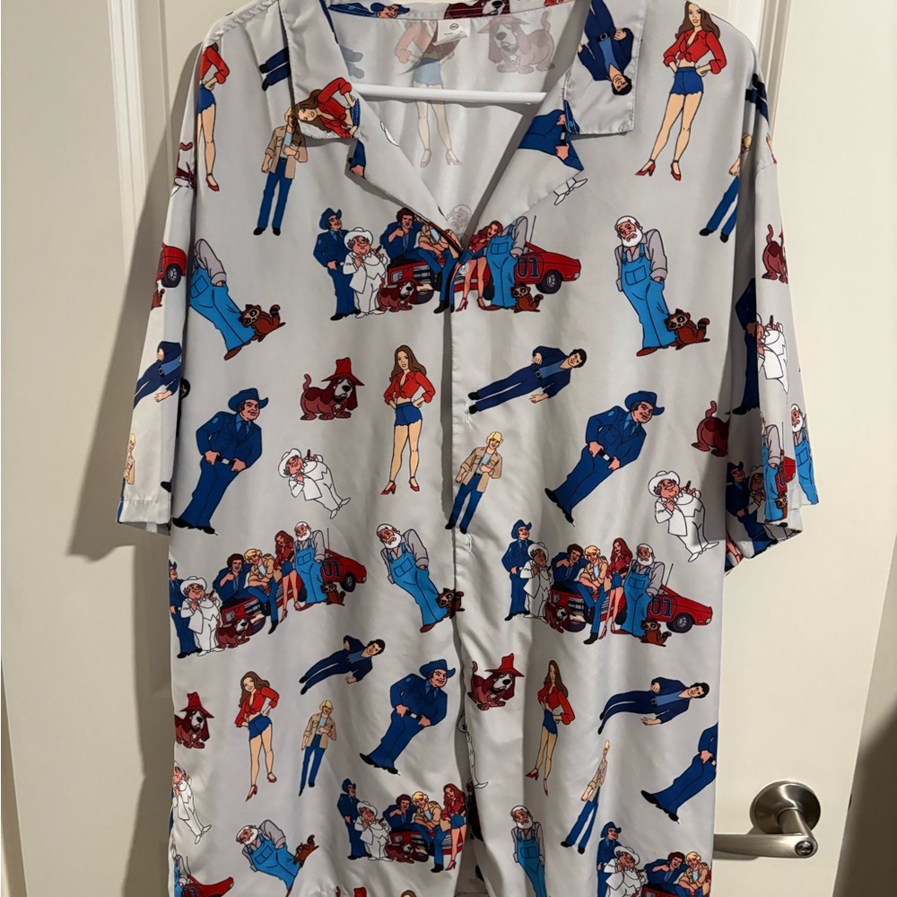 Dukes of Hazzard Casual Button Down Shirt